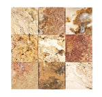 4x4 Scabos Travertine CNC Arched Tile 4x4 Scabos Travertine CNC Arched Tile - American Tile Depot
