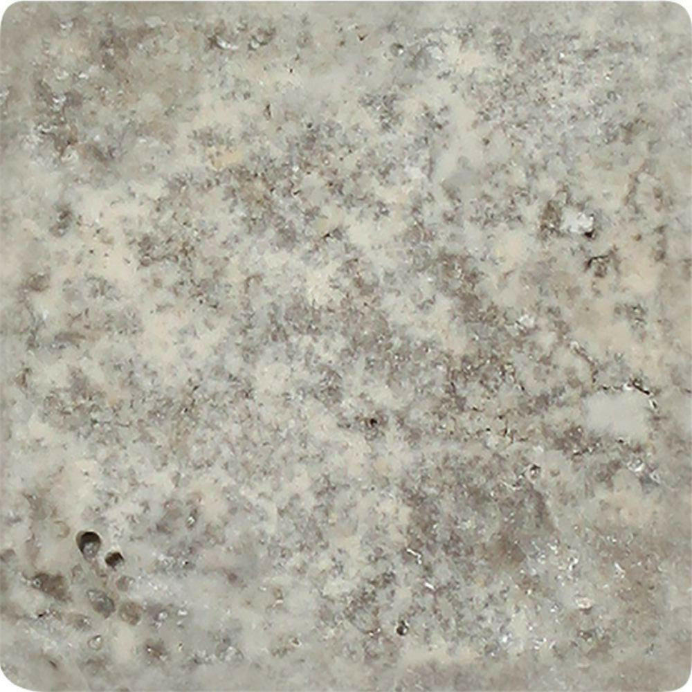 4x4 Silver Travertine Tumbled Tile - American Tile Depot