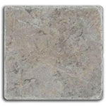 4x4 Tundra Gray (Atlantic Gray) Marble Tumbled Tile 4x4 Tundra Gray (Atlantic Gray) Marble Tumbled Tile - American Tile Depot