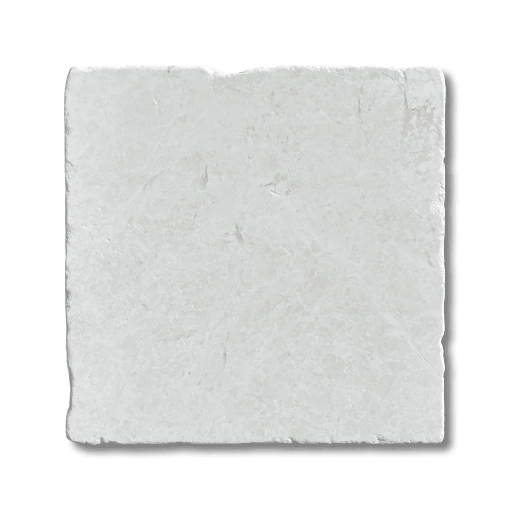 4x4 White Pearl / Botticino Marble Tumbled Tile 4x4 White Pearl / Botticino Marble Tumbled Tile - American Tile Depot