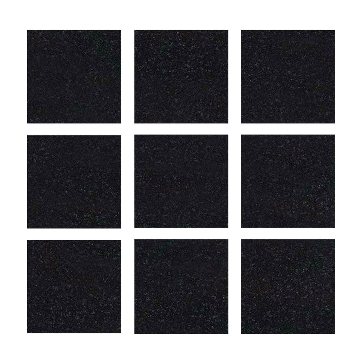 Special Cut | 4x4 Absolute Black Granite Polished Tile - American Tile Depot