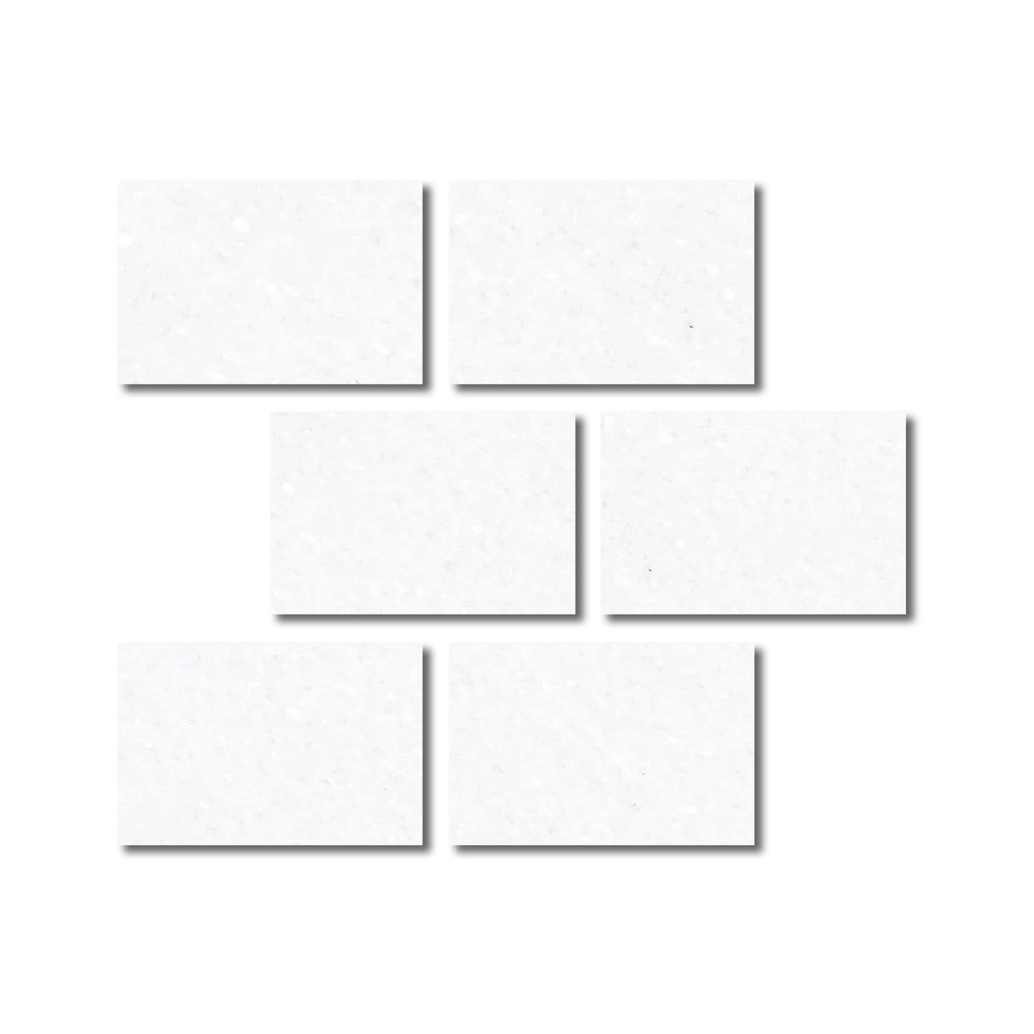 Special Cut | 4x6 Thassos White Marble Honed Tile