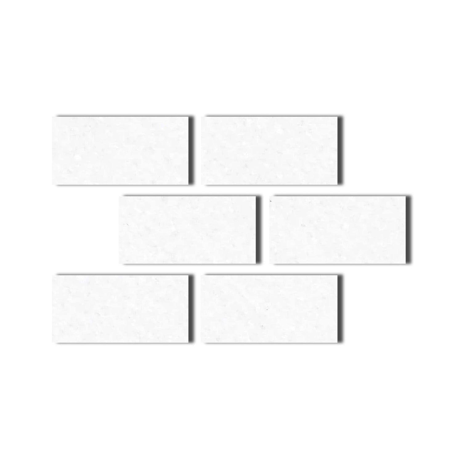 Special Cut | 4x8 Thassos White Marble Honed Tile