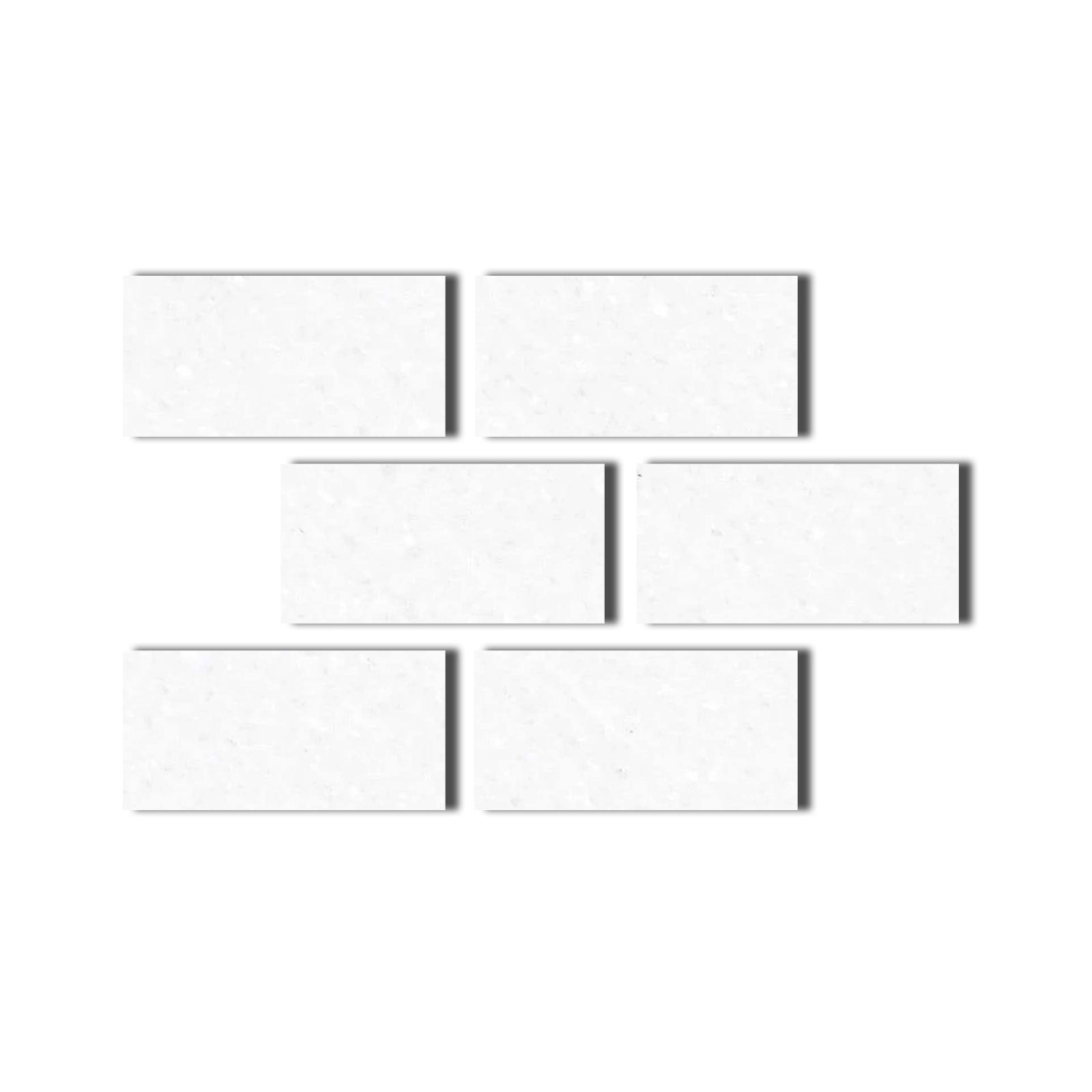 Special Cut | 4x8 Thassos White Marble Honed Tile - American Tile Depot