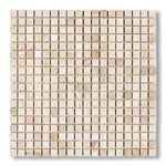 5/8x5/8 Diano Royal (Queen Beige) Marble Polished Mosaic Tile - American Tile Depot