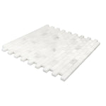 5/8x1 1/4 Calacatta Oliva Marble Polished Baby Brick Mosaic Tile 5/8x1 1/4 Calacatta Oliva Marble Polished Baby Brick Mosaic Tile - American Tile Depot