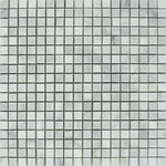 5/8x5/8 Bianco Venatino Marble Honed Mosaic Tile 5/8x5/8 Bianco Venatino Marble Honed Mosaic Tile - American Tile Depot