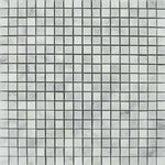 5/8x5/8 Bianco Venatino Marble Honed Mosaic Tile 5/8x5/8 Bianco Venatino Marble Honed Mosaic Tile - American Tile Depot
