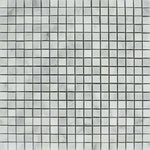 5/8x5/8 Bianco Venatino Marble Honed Mosaic Tile 5/8x5/8 Bianco Venatino Marble Honed Mosaic Tile - American Tile Depot