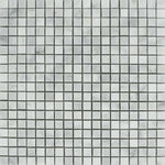 5/8x5/8 Bianco Venatino Marble Honed Mosaic Tile 5/8x5/8 Bianco Venatino Marble Honed Mosaic Tile - American Tile Depot
