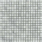 5/8x5/8 Bianco Venatino Marble Polished Mosaic Tile 5/8x5/8 Bianco Venatino Marble Polished Mosaic Tile - American Tile Depot