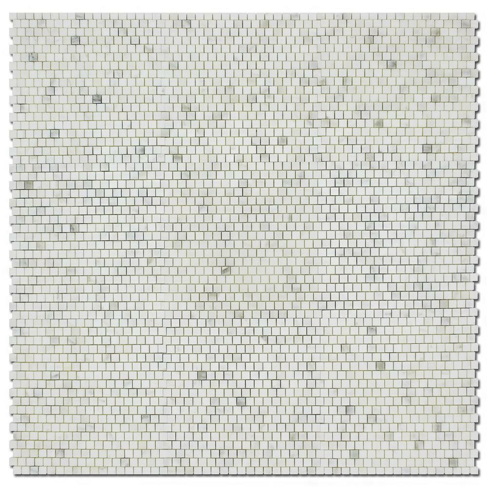 5/8x5/8 Calacatta Oliva Marble Honed Mosaic Tile 5/8x5/8 Calacatta Oliva Marble Honed Mosaic Tile - American Tile Depot