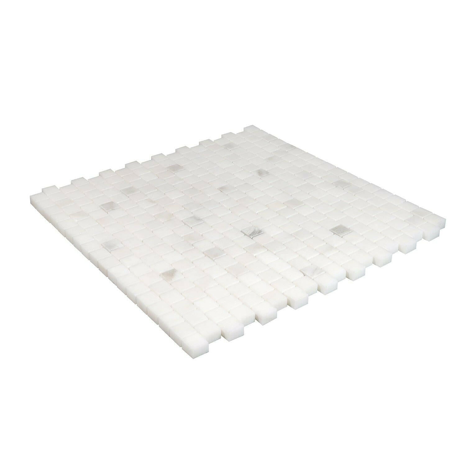 5/8x5/8 Calacatta Oliva Marble Honed Mosaic Tile 5/8x5/8 Calacatta Oliva Marble Honed Mosaic Tile - American Tile Depot