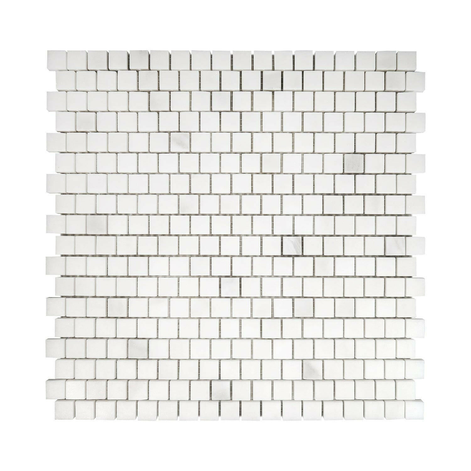 5/8x5/8 Calacatta Oliva Marble Honed Mosaic Tile 5/8x5/8 Calacatta Oliva Marble Honed Mosaic Tile - American Tile Depot