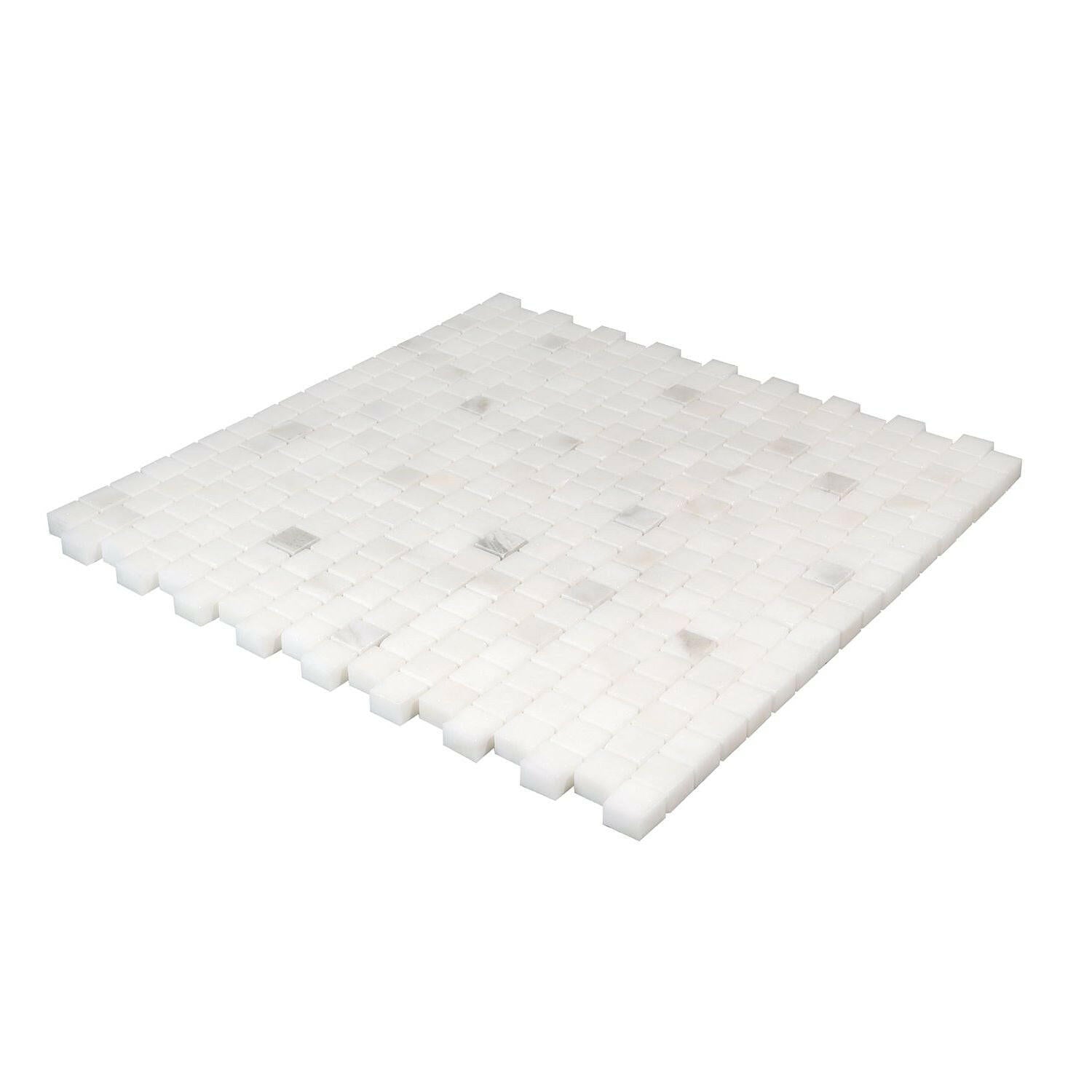 5/8x5/8 Calacatta Oliva Marble Polished Mosaic Tile 5/8x5/8 Calacatta Oliva Marble Polished Mosaic Tile - American Tile Depot