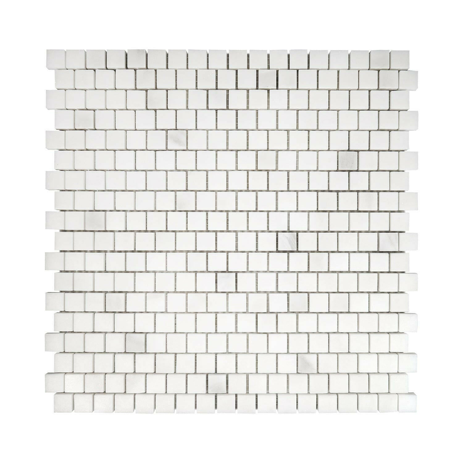 5/8x5/8 Calacatta Oliva Marble Polished Mosaic Tile 5/8x5/8 Calacatta Oliva Marble Polished Mosaic Tile - American Tile Depot