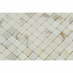 5/8x5/8 Calacatta Gold Marble Polished Mosaic Tile 5/8x5/8 Calacatta Gold Marble Polished Mosaic Tile - American Tile Depot