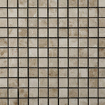5/8x5/8 Cappuccino Marble Polished Mosaic Tile 5/8x5/8 Cappuccino Marble Polished Mosaic Tile - American Tile Depot