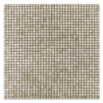 5/8x5/8 Cappuccino Marble Polished Mosaic Tile 5/8x5/8 Cappuccino Marble Polished Mosaic Tile - American Tile Depot