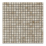 5/8x5/8 Cappuccino Marble Polished Mosaic Tile 5/8x5/8 Cappuccino Marble Polished Mosaic Tile - American Tile Depot