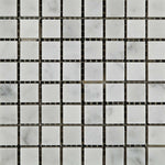 5/8x5/8 Carrara White Marble Honed Mosaic Tile 5/8x5/8 Carrara White Marble Honed Mosaic Tile - American Tile Depot