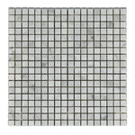 5/8x5/8 Carrara White Marble Honed Mosaic Tile 5/8x5/8 Carrara White Marble Honed Mosaic Tile - American Tile Depot