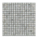 5/8x5/8 Carrara White Marble Honed Mosaic Tile 5/8x5/8 Carrara White Marble Honed Mosaic Tile - American Tile Depot