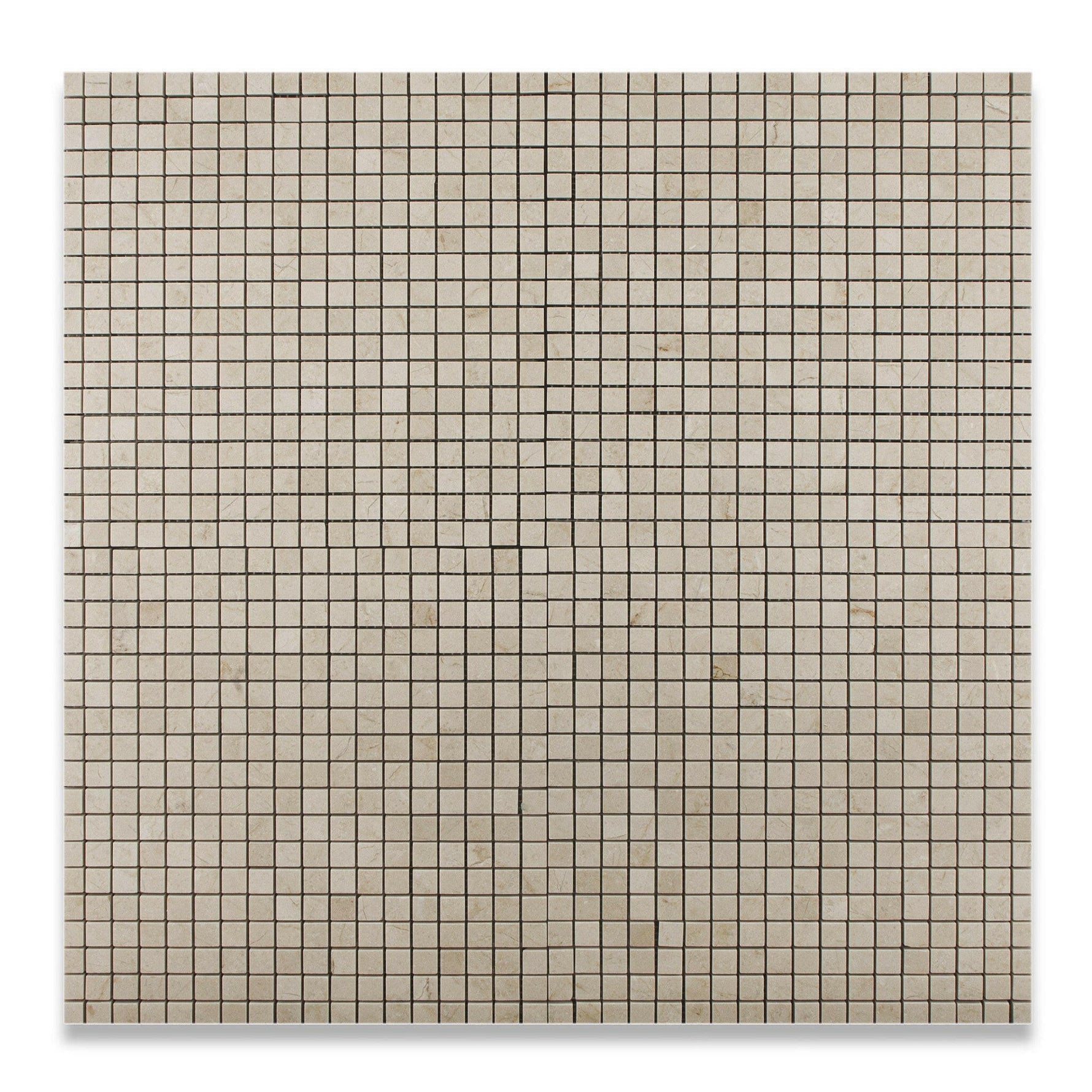 5/8x5/8 Crema Marfil Marble Honed Mosaic Tile 5/8x5/8 Crema Marfil Marble Honed Mosaic Tile - American Tile Depot