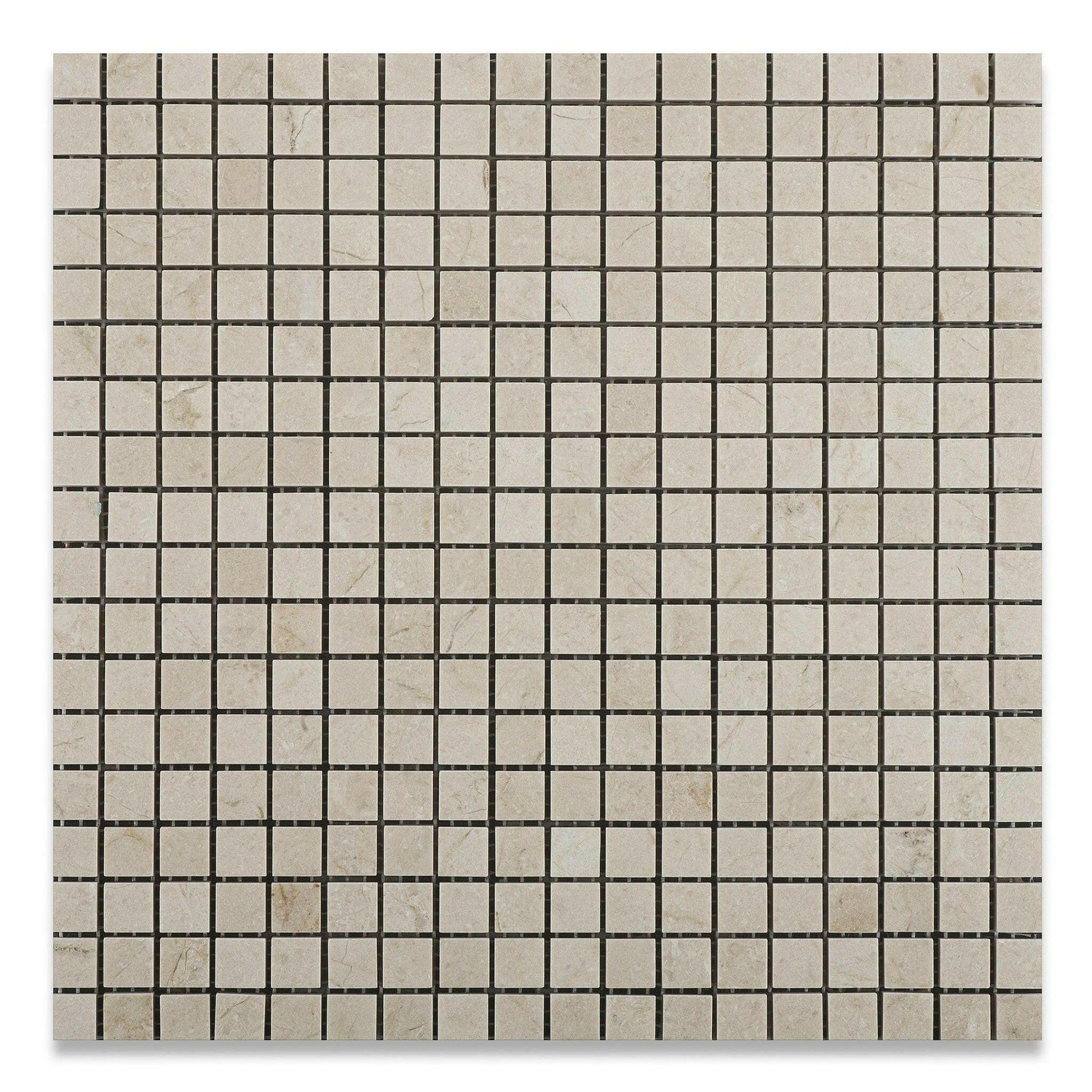 5/8x5/8 Crema Marfil Marble Honed Mosaic Tile 5/8x5/8 Crema Marfil Marble Honed Mosaic Tile - American Tile Depot