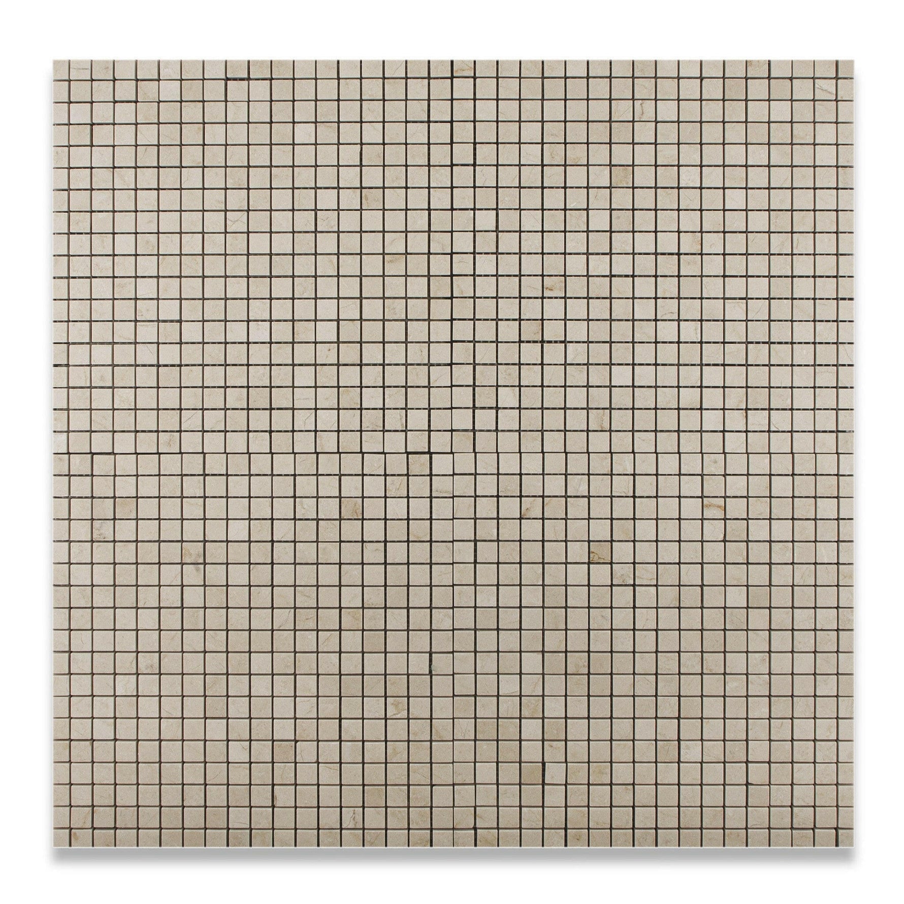 5/8x5/8 Crema Marfil Marble Polished Mosaic Tile 5/8x5/8 Crema Marfil Marble Polished Mosaic Tile - American Tile Depot