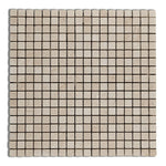 5/8x5/8 Crema Marfil Marble Tumbled Mosaic Tile 5/8x5/8 Crema Marfil Marble Tumbled Mosaic Tile - American Tile Depot
