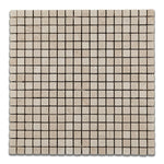5/8x5/8 Crema Marfil Marble Tumbled Mosaic Tile 5/8x5/8 Crema Marfil Marble Tumbled Mosaic Tile - American Tile Depot