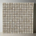5/8x5/8 Ivory Travertine Tumbled Mosaic Tile 5/8x5/8 Ivory Travertine Tumbled Mosaic Tile - American Tile Depot