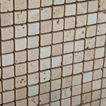 5/8x5/8 Ivory Travertine Tumbled Mosaic Tile 5/8x5/8 Ivory Travertine Tumbled Mosaic Tile - American Tile Depot