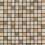 5/8x5/8 Mixed Travertine Tumbled Mosaic Tile 5/8x5/8 Mixed Travertine Tumbled Mosaic Tile - American Tile Depot