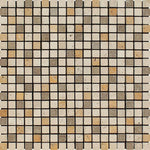 5/8x5/8 Mixed Travertine Tumbled Mosaic Tile 5/8x5/8 Mixed Travertine Tumbled Mosaic Tile - American Tile Depot