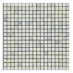 5/8x5/8 Oriental White / Asian Statuary Marble Polished Mosaic Tile 5/8x5/8 Oriental White / Asian Statuary Marble Polished Mosaic Tile - American Tile Depot