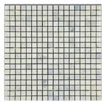 5/8x5/8 Oriental White / Asian Statuary Marble Polished Mosaic Tile 5/8x5/8 Oriental White / Asian Statuary Marble Polished Mosaic Tile - American Tile Depot