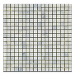 5/8x5/8 Oriental White / Asian Statuary Marble Polished Mosaic Tile 5/8x5/8 Oriental White / Asian Statuary Marble Polished Mosaic Tile - American Tile Depot