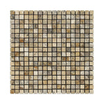 5/8x5/8 Philadelphia Travertine Tumbled Mosaic Tile 5/8x5/8 Philadelphia Travertine Tumbled Mosaic Tile - American Tile Depot
