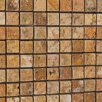 5/8x5/8 Scabos Travertine Tumbled Mosaic Tile 5/8x5/8 Scabos Travertine Tumbled Mosaic Tile - American Tile Depot