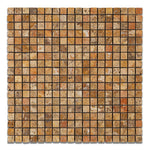 5/8x5/8 Scabos Travertine Tumbled Mosaic Tile 5/8x5/8 Scabos Travertine Tumbled Mosaic Tile - American Tile Depot