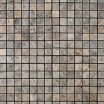 5/8x5/8 Silver Travertine Tumbled Mosaic Tile 5/8x5/8 Silver Travertine Tumbled Mosaic Tile - American Tile Depot