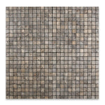 5/8x5/8 Silver Travertine Tumbled Mosaic Tile 5/8x5/8 Silver Travertine Tumbled Mosaic Tile - American Tile Depot