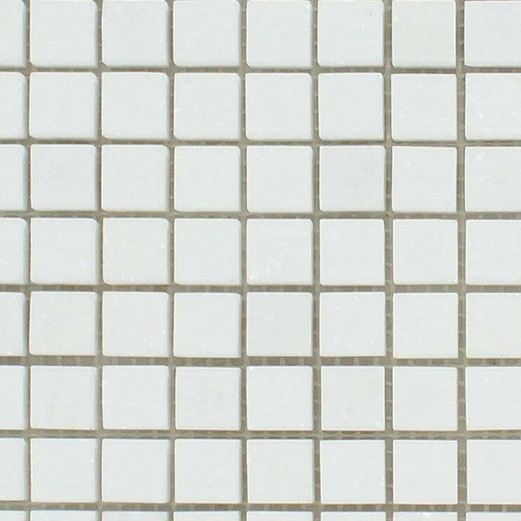 5/8x5/8 Thassos White Marble Honed Mosaic Tile 5/8x5/8 Thassos White Marble Honed Mosaic Tile - American Tile Depot