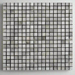 5/8x5/8 Tundra Gray (Atlantic Gray) Marble Honed Mosaic Tile 5/8x5/8 Tundra Gray (Atlantic Gray) Marble Honed Mosaic Tile - American Tile Depot