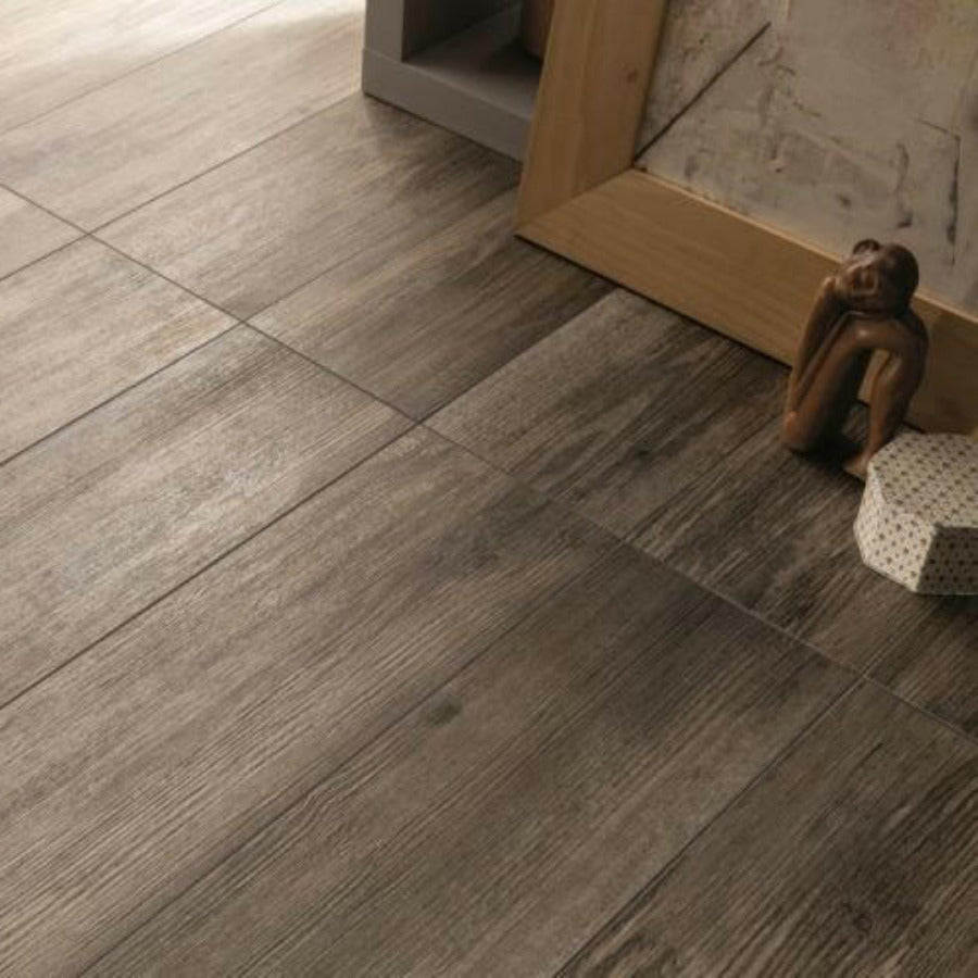 5.50x32 Lithora Fume Semi-Polished Wood Look Porcelain Tile 5.50x32 Lithora Fume Semi-Polished Wood Look Porcelain Tile - American Tile Depot
