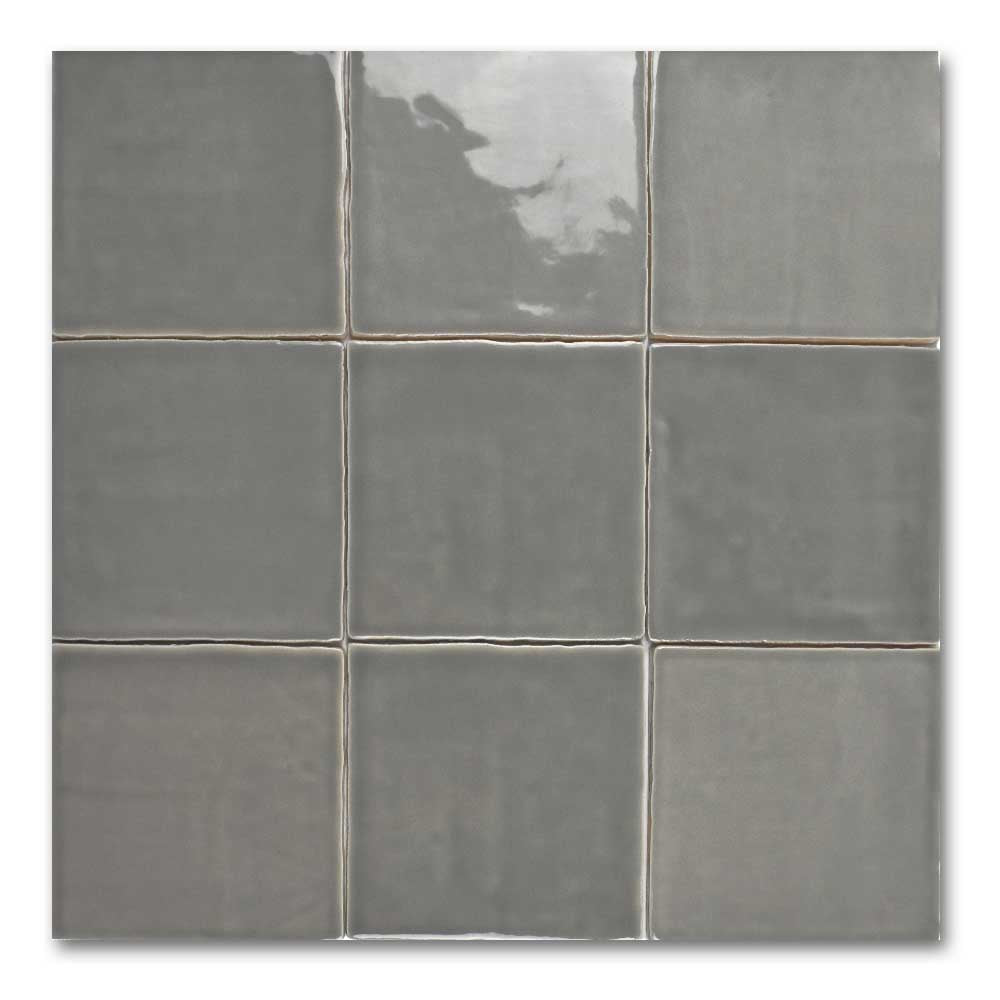5×5 Miami Plata Glossy Ceramic Wall Tile