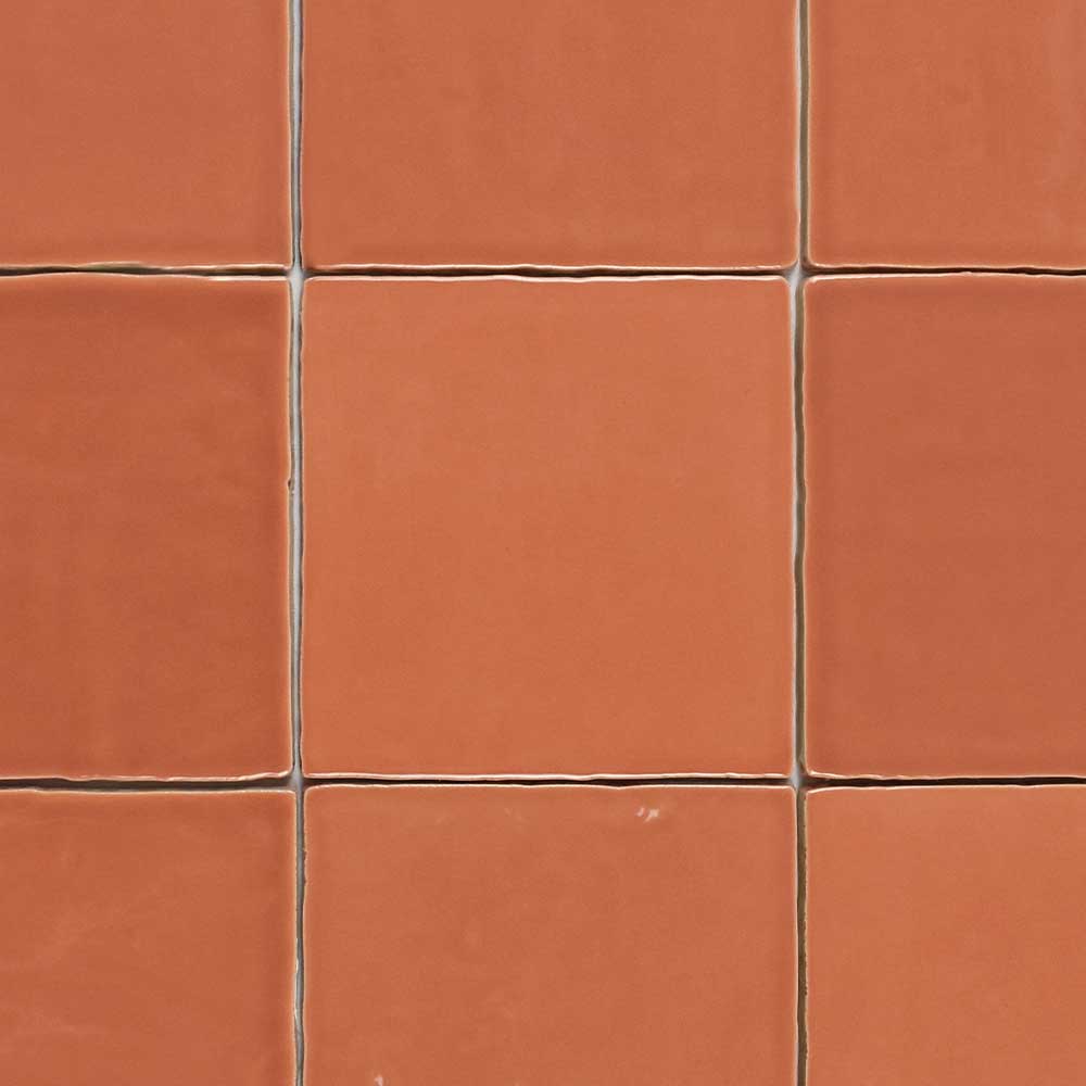5×5 Miami Salmon Glossy Ceramic Wall Tile