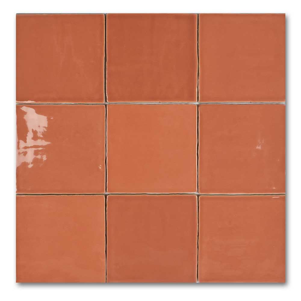 5×5 Miami Salmon Glossy Ceramic Wall Tile 5×5 Miami Salmon Glossy Ceramic Wall Tile - American Tile Depot